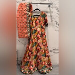 Floral Multicolor Lashkaraa Anarkali